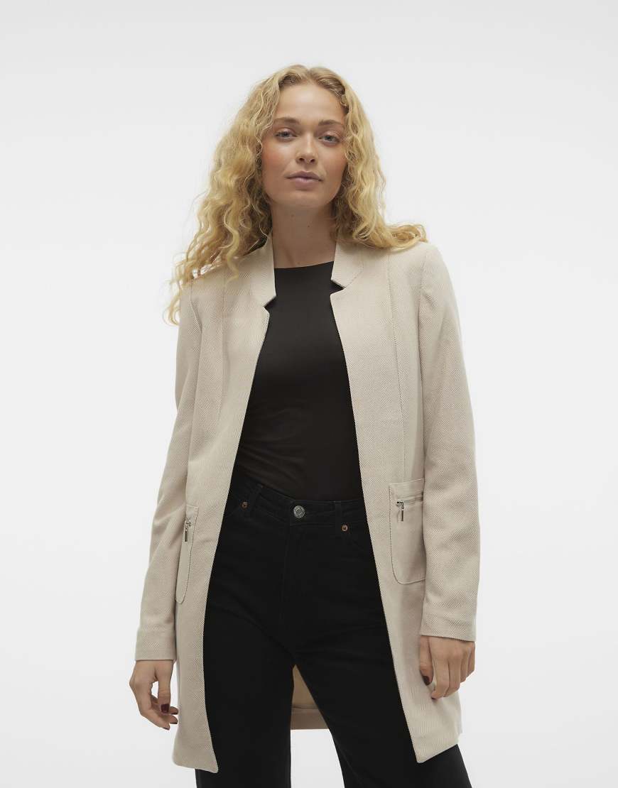 Vero Moda - Blazer in Humus-Neutral von Vero Moda