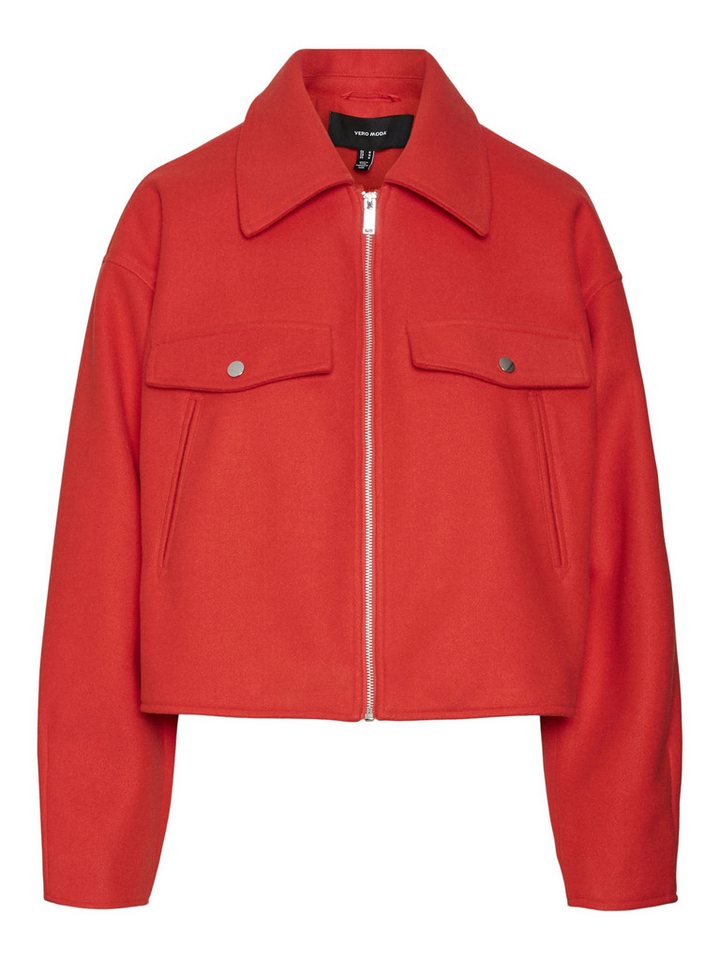 Vero Moda Blouson VMFORTUNEFREJ SHORT JACKET GA BOO Fiery Red von Vero Moda