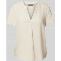 Vero Moda Loose Fit Bluse aus Viskose-Leinen-Mix Modell 'MYMILO' in Sand, Größe S von Vero Moda