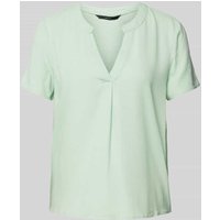 Vero Moda Loose Fit Bluse aus Viskose-Leinen-Mix Modell 'MYMILO' in Schilf, Größe S von Vero Moda