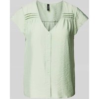 Vero Moda Bluse mit V-Ausschnitt Modell 'JOSIE' in Schilf, Größe M Vero Moda Bluse mit V-Ausschnitt Modell 'JOSIE' in Schilf, Größe M von Vero Moda