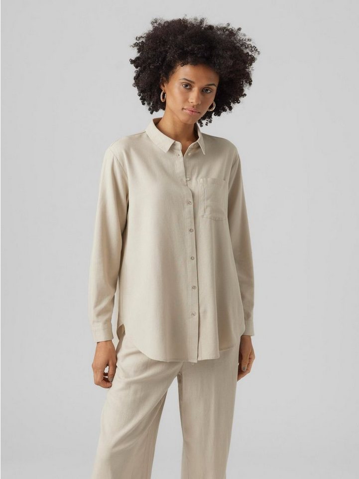 Vero Moda Blusenshirt VMMYMILO LS SHIRT WVN GA NOOS von Vero Moda