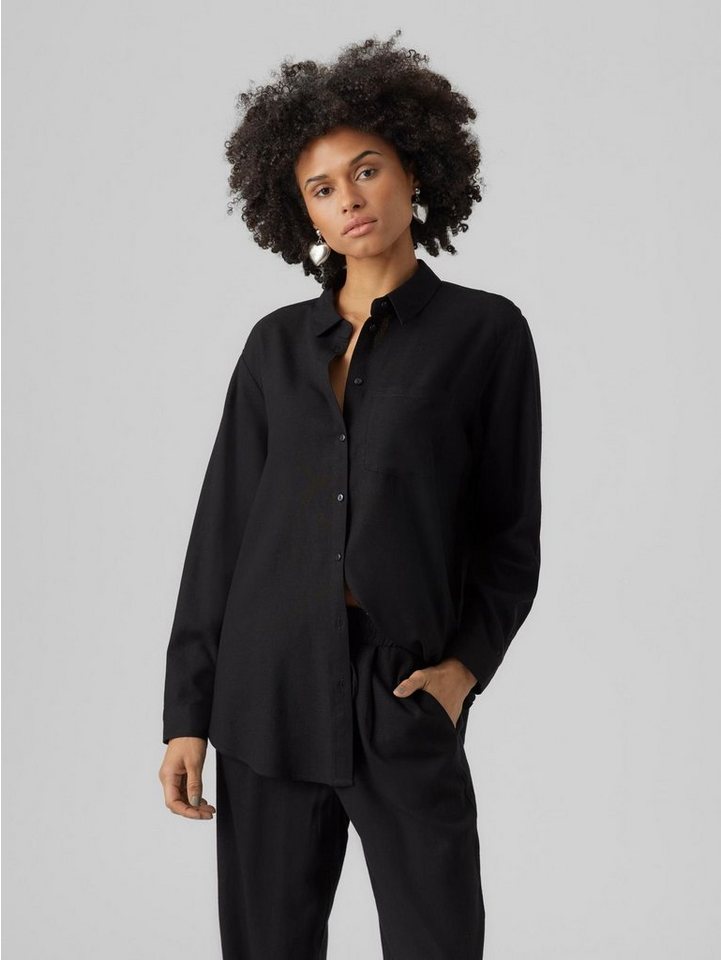 Vero Moda Blusenshirt VMMYMILO LS SHIRT WVN GA NOOS von Vero Moda