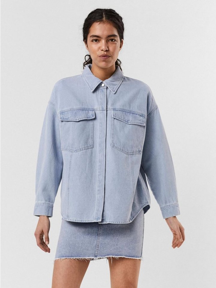 Vero Moda Blusenshirt VMPALOMA LS OVERSIZED SHIRT GA NOOS von Vero Moda