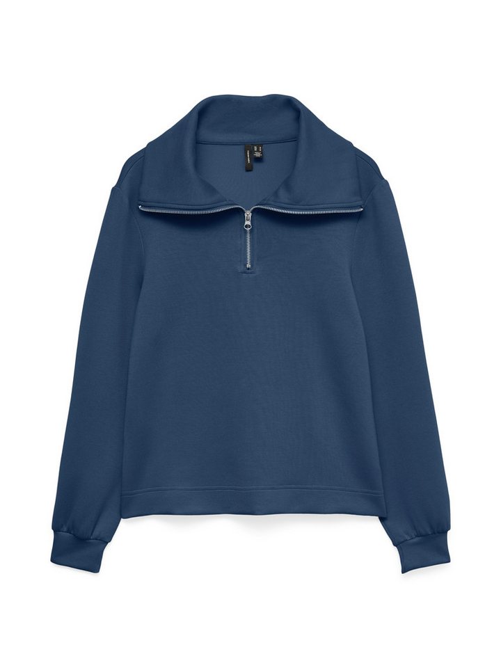 Vero Moda Blusentop VMHALI LS HALF ZIP TOP JRS GA BOO von Vero Moda