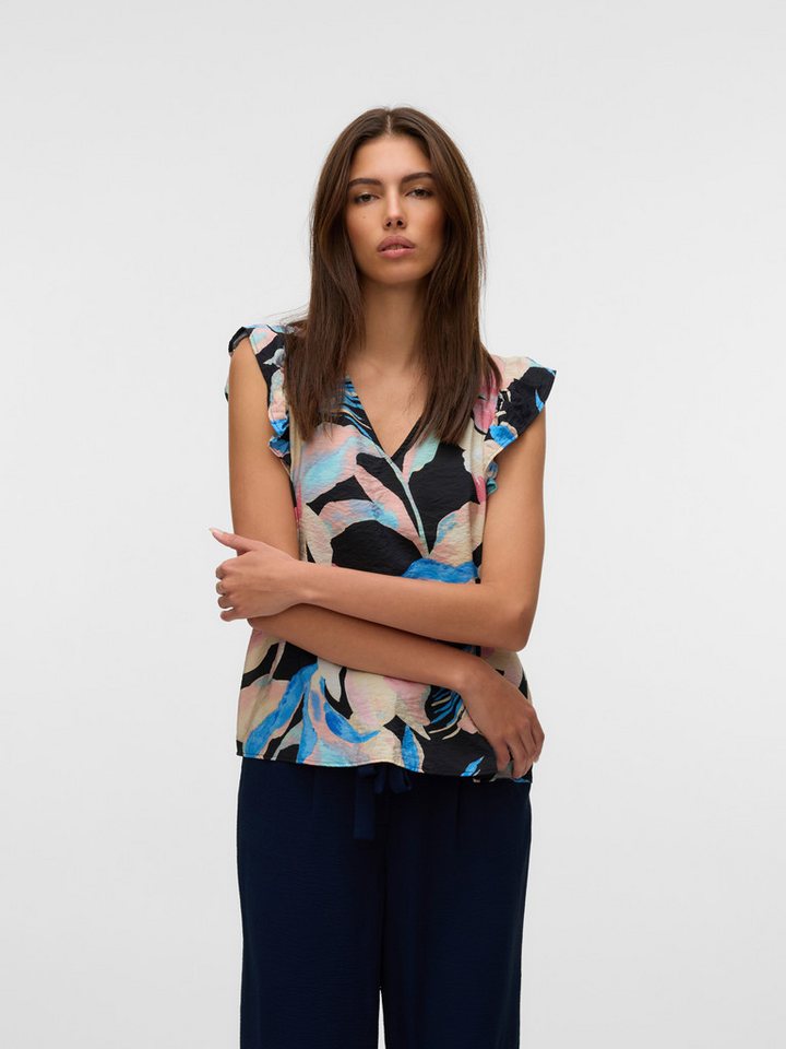 Vero Moda Blusentop VMJOSIE SL V-NECK TOP WVN GA von Vero Moda