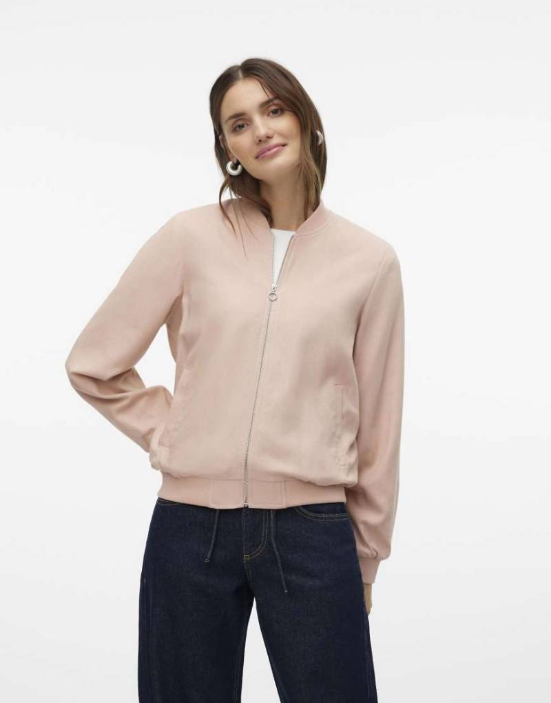 Vero Moda - Bomberjacke in Altrosa von Vero Moda