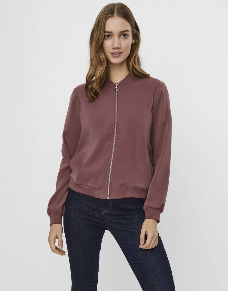 Vero Moda - Bomberjacke in Rosenbraun von Vero Moda