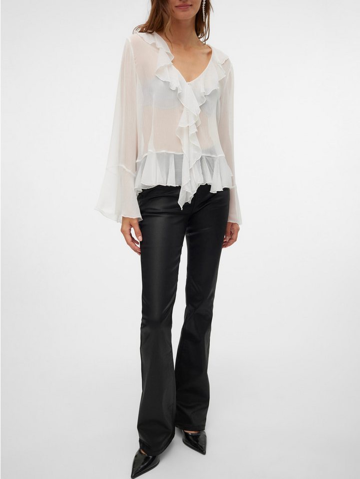 Vero Moda Bootcut-Jeans VMFLASH MR FLARED COATED PANTS NOOS von Vero Moda