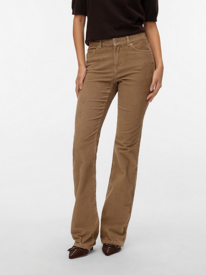 Vero Moda Cordhose VMFLASH MR FLARED CORDUROY PANTS NOOS Cord, regular waist, bootcut fit von Vero Moda