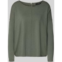 Vero Moda Comfort Fit Strickpullover aus Viskose-Mix Modell 'BREEZE AURA' in Schilf, Größe L von Vero Moda