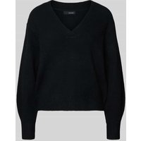 Vero Moda Comfort Fit Strickpullover mit Woll-Anteil Modell 'BOOM' in Black, Größe M von Vero Moda