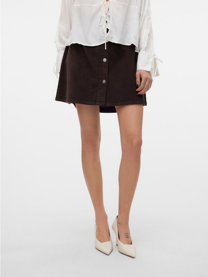Vero Moda Cordrock VMETTA HR SHORT CORD SKATER SKIRT NOOS von Vero Moda