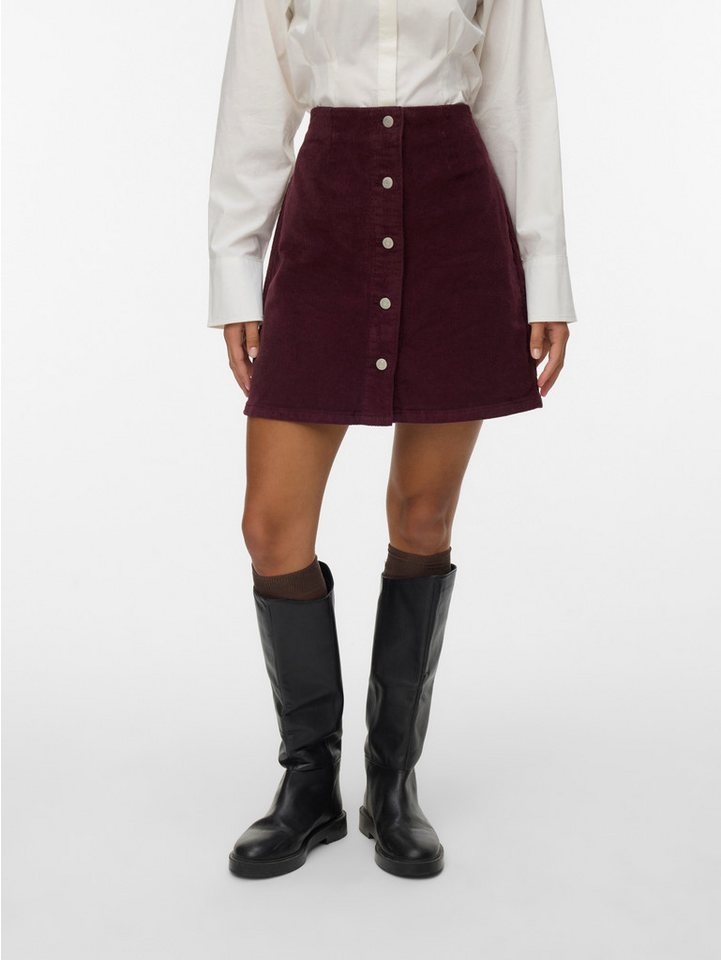 Vero Moda Cordrock VMETTA HR SHORT CORD SKATER SKIRT NOOS von Vero Moda