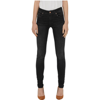 Vero Moda Damen Jeans VMLUX RI101 Slim Fit - Schwarz - Black Denim von Vero Moda