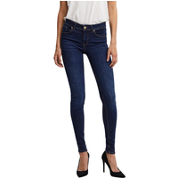 Vero Moda Damen Jeans VMLUX RI347 Slim Fit - Blau - Dark Blue Denim von Vero Moda