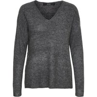 Vero Moda Damen Strickpullover VMCREWLEFILE LS V-NECK von Vero Moda