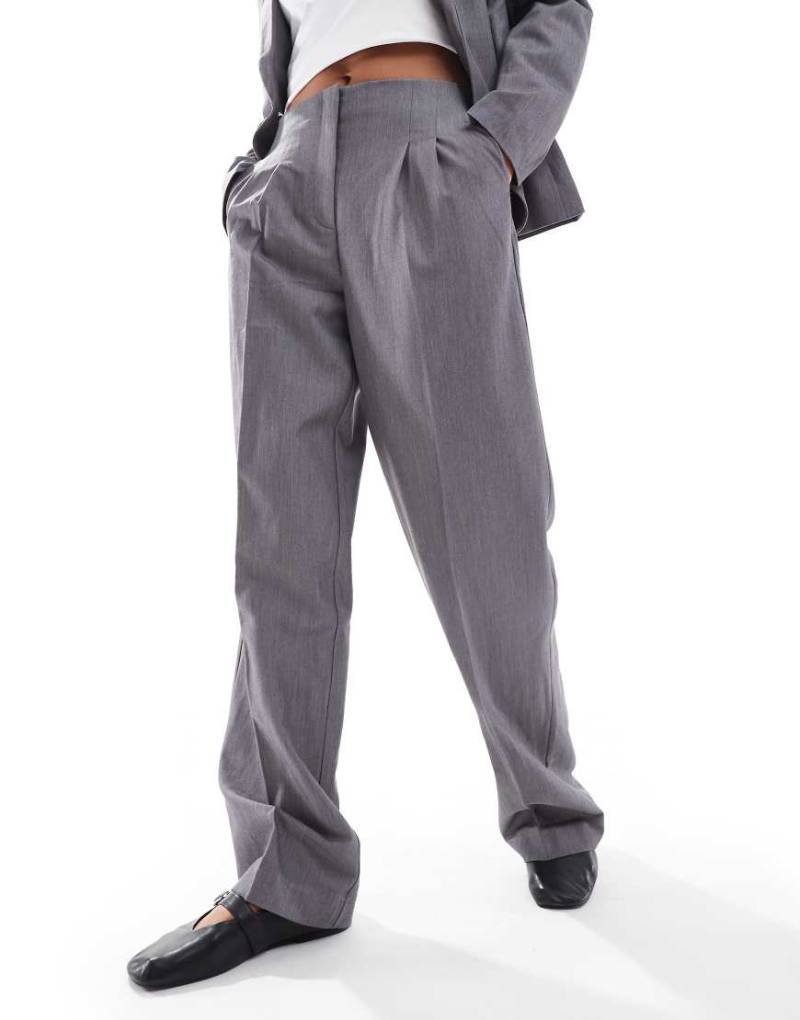 Vero Moda - Elegante Hose in Mittelgrau mit geradem Schnitt, Kombiteil von Vero Moda