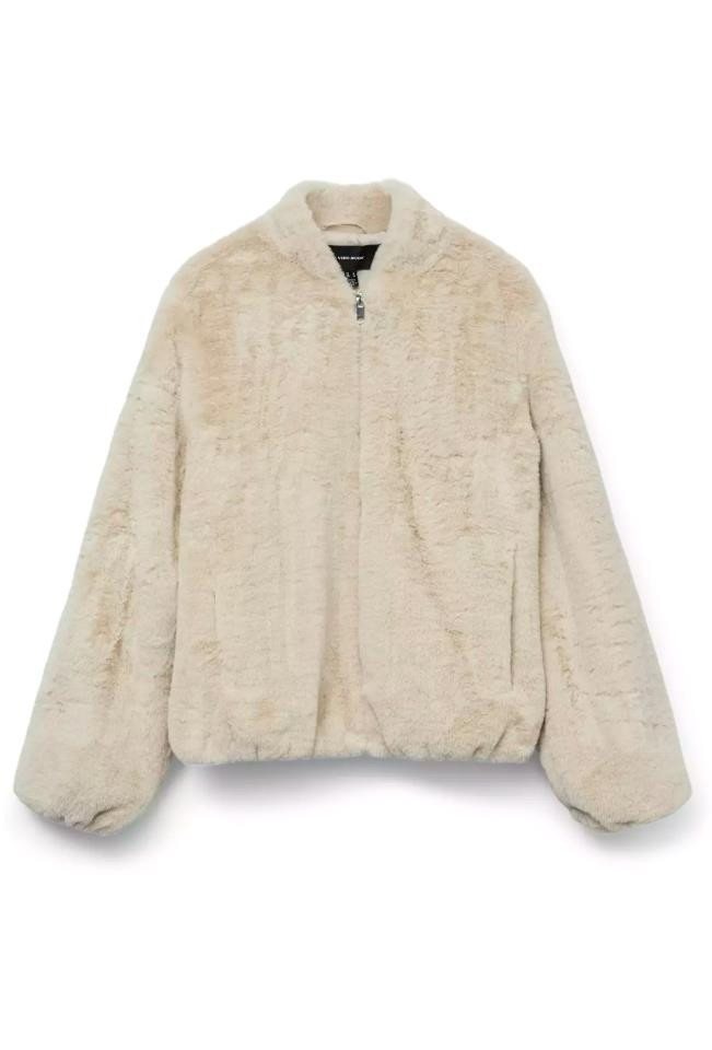 Vero Moda Fellimitatjacke VMSONJALIGA SHORT JACKET GA BOO Vero Moda Fellimitatjacke VMSONJALIGA SHORT JACKET GA BOO von Vero Moda