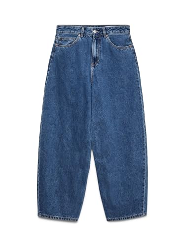 Vero Moda Female Mom Jeans VMBILLIE Hohe Taille Barrel Fit Jeans von Vero Moda