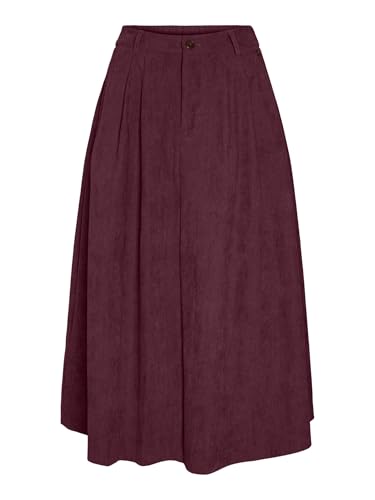 Vero Moda Female Rock VMVIENNA Hohe Taille Cord Samtrock von Vero Moda