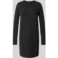 Vero Moda Figurbetontes Strickkleid mit langem Arm Modell 'DOFFY' in Metallic Black, Größe M von Vero Moda