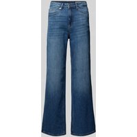 Vero Moda Flared Cut Jeans in unifarbenem Design Modell 'TESSA' in Royal Melange, Größe 25/30 von Vero Moda