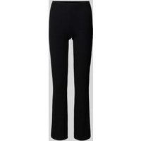Vero Moda Flared-Leg Leggings in Ripp-Optik Modell 'LORRY' in Black, Größe S von Vero Moda