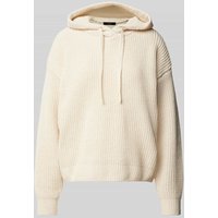 Vero Moda Regular Fit Strickpullover mit Kapuze Modell 'NEAT' in Offwhite, Größe M von Vero Moda