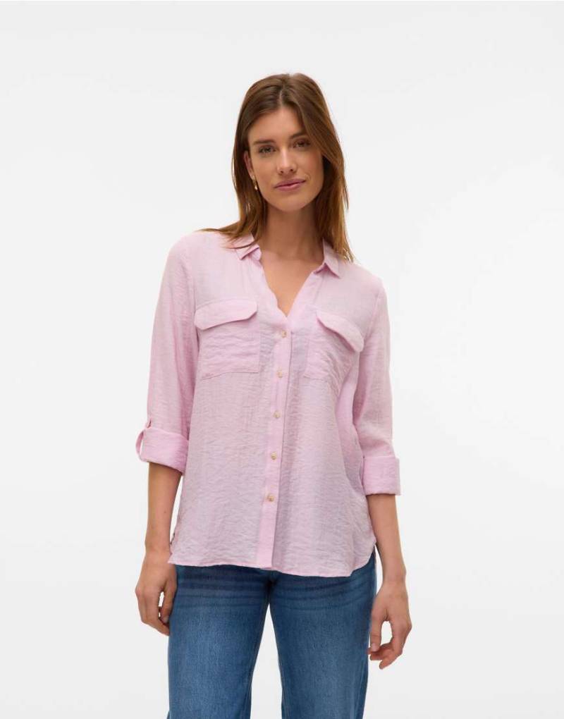 Vero Moda - Rosafarbenes Hemd von Vero Moda