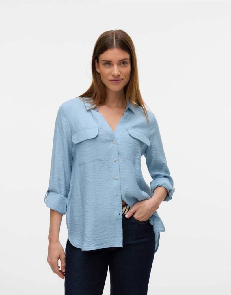Vero Moda - Hemd in Blau von Vero Moda