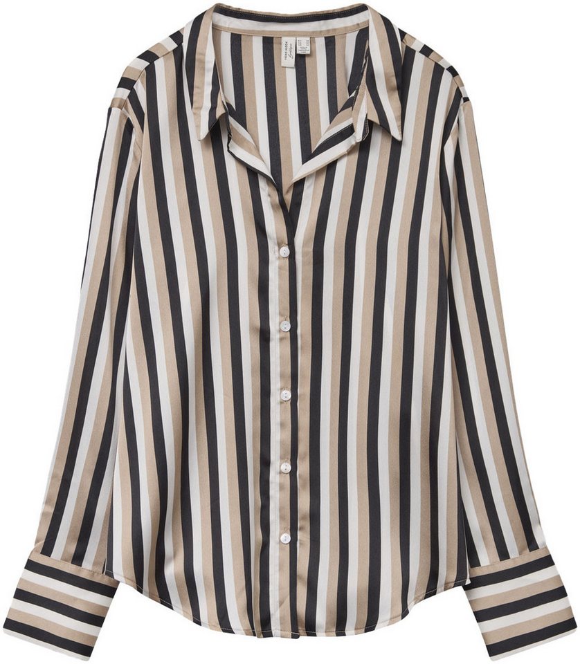 Vero Moda Hemdbluse VMBLAISE L/S V-NECK SHIRT WVN BTQ von Vero Moda