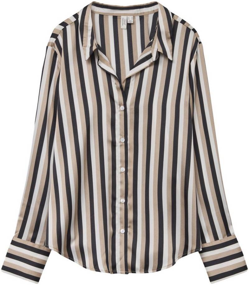 Vero Moda Hemdbluse VMBLAISE L/S V-NECK SHIRT WVN BTQ von Vero Moda