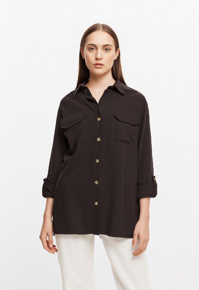 Vero Moda Hemdbluse VMBUMPY L/S SHIRT NEW WVN GA NOOS von Vero Moda