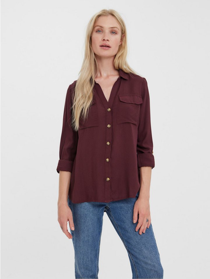 Vero Moda Hemdbluse VMBUMPY L/S SHIRT NEW WVN GA NOOS von Vero Moda