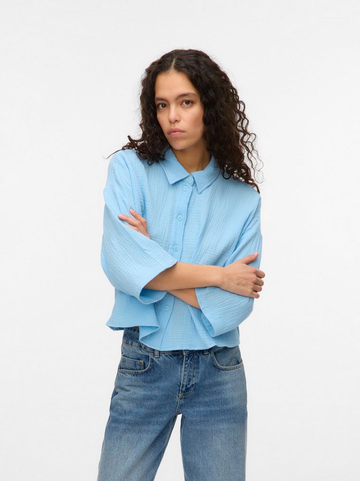 Vero Moda Hemdbluse VMNATALI CROP SHIRT WVN NOOS von Vero Moda