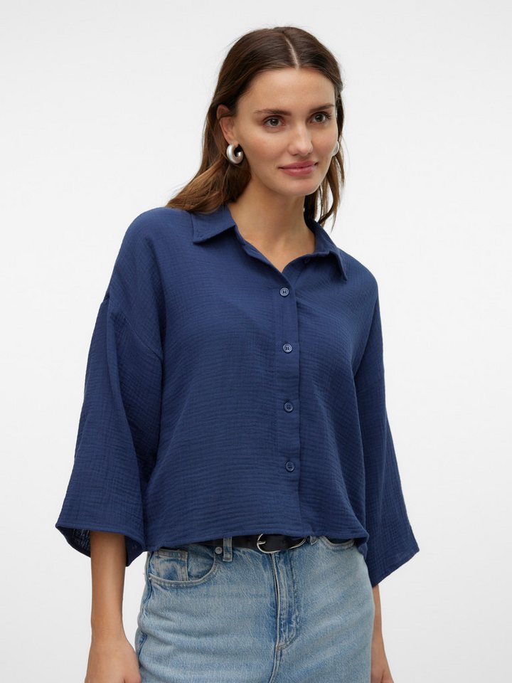 Vero Moda Hemdbluse VMNATALI CROP SHIRT WVN NOOS von Vero Moda