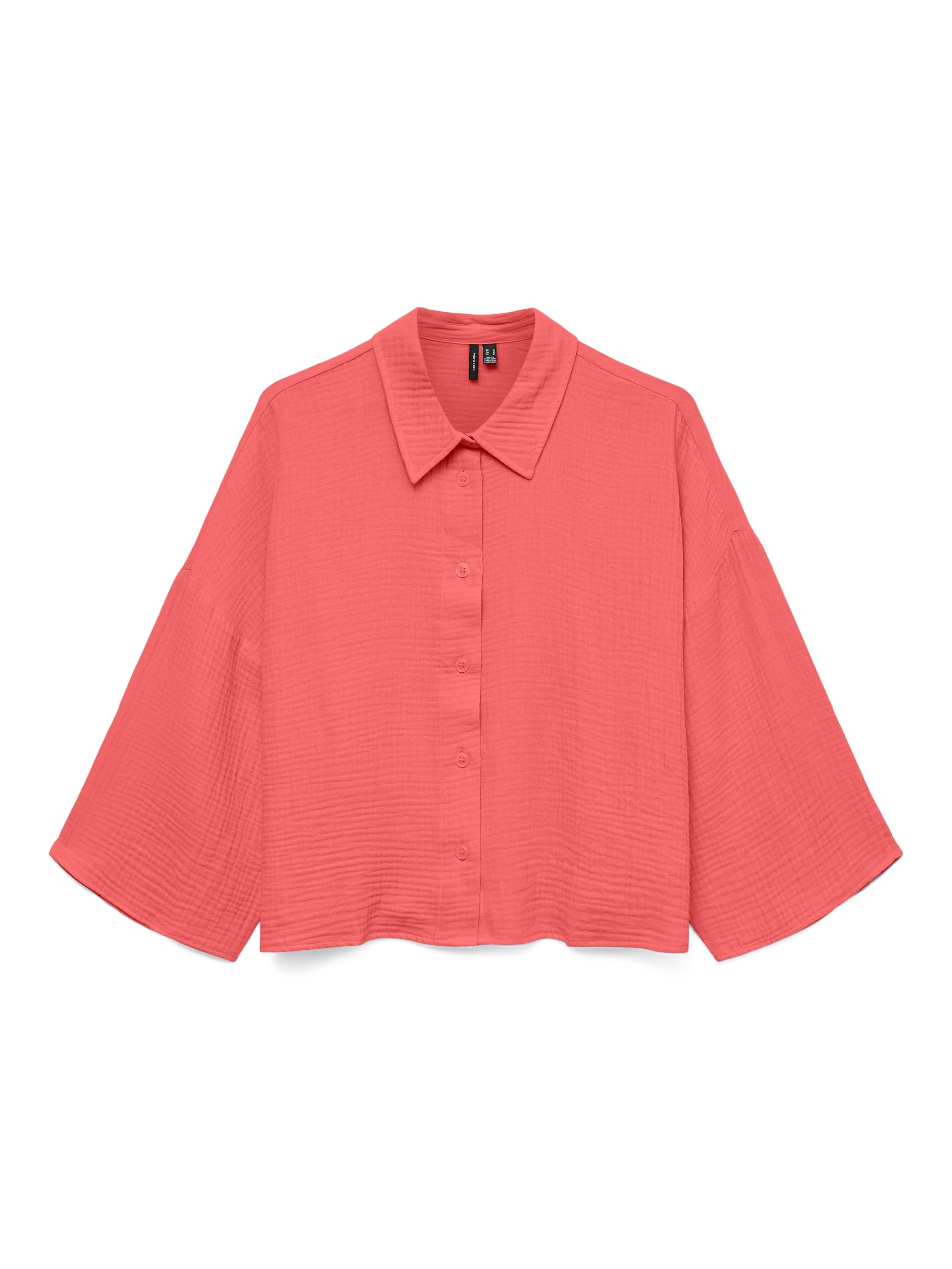 Vero Moda Hemdbluse "VMNATALI CROP SHIRT WVN NOOS" von Vero Moda