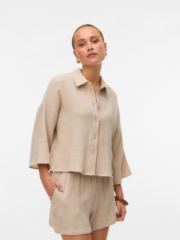 Vero Moda Hemdbluse VMNATALI CROP SHIRT WVN NOOS von Vero Moda