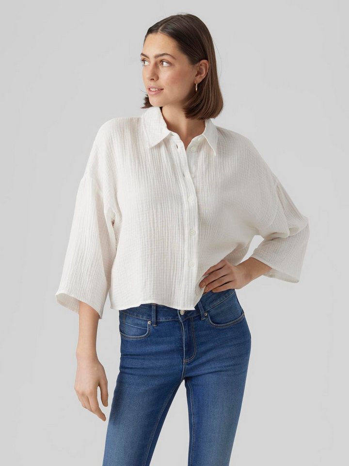 Vero Moda Hemdbluse VMNATALI CROP SHIRT WVN NOOS von Vero Moda