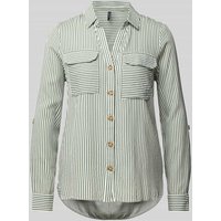 Vero Moda Hemdbluse mit aufgesetzten Brustpattentaschen Modell 'BUMPY' in Schilf, Größe S Vero Moda Hemdbluse mit aufgesetzten Brustpattentaschen Modell 'BUMPY' in Schilf, Größe S von Vero Moda