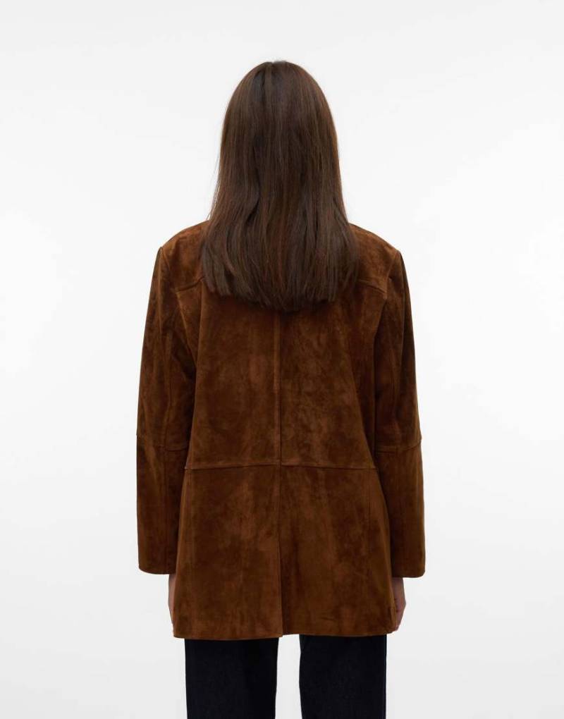 Vero Moda - Jacke in Schokotortenbraun-Brown von Vero Moda