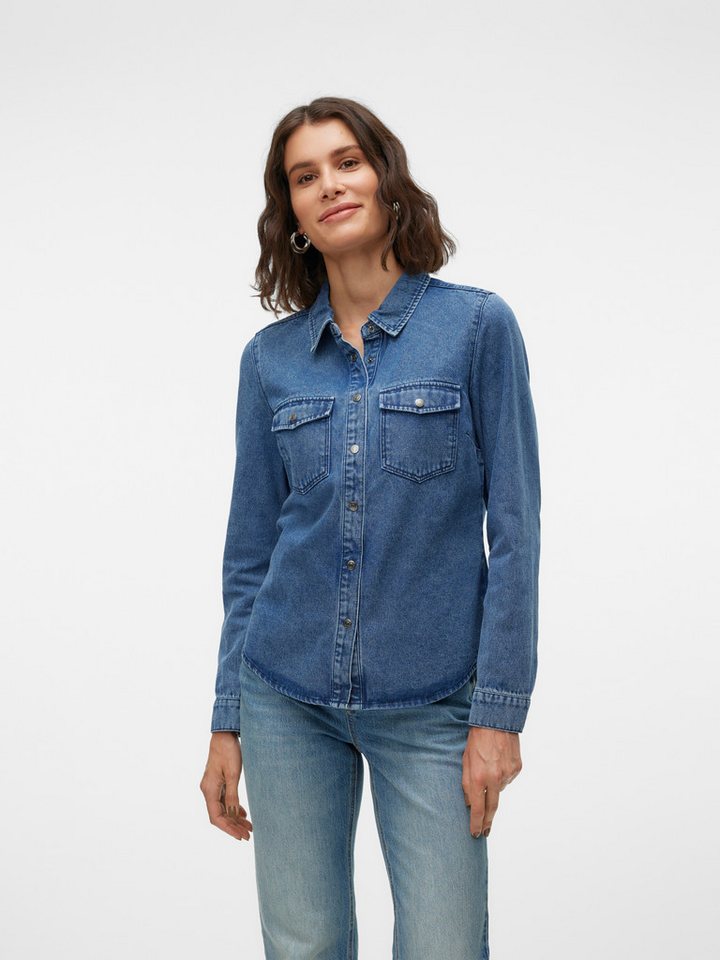 Vero Moda Jeansbluse VMJENNIE LS DENIM SHIRT MIX NOOS von Vero Moda