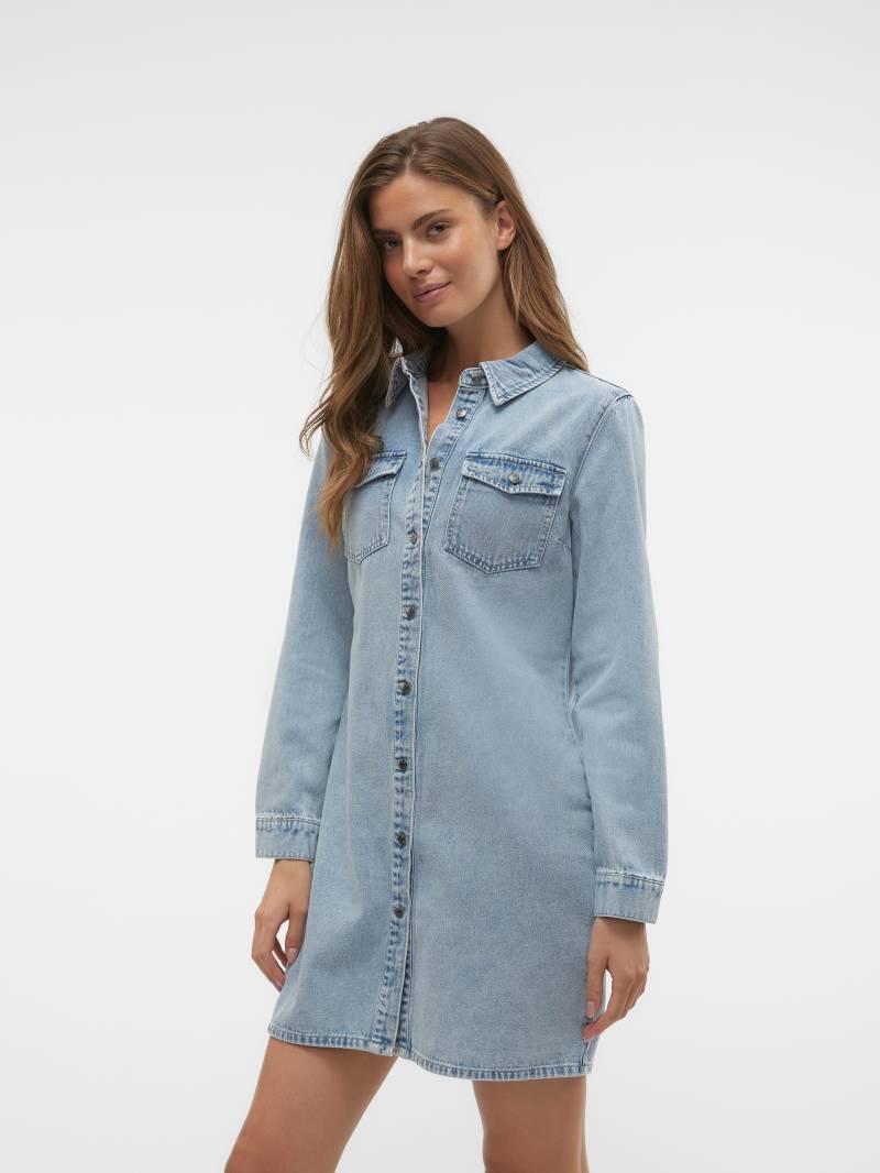 Vero Moda Jeanskleid "VMJENNIE LS SHORT DENIM DRESS GA NOOS" von Vero Moda