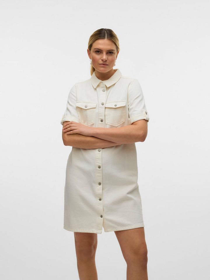 Vero Moda Jeanskleid VMJENNIE SS SHORT DENIM DRESS NOOS von Vero Moda