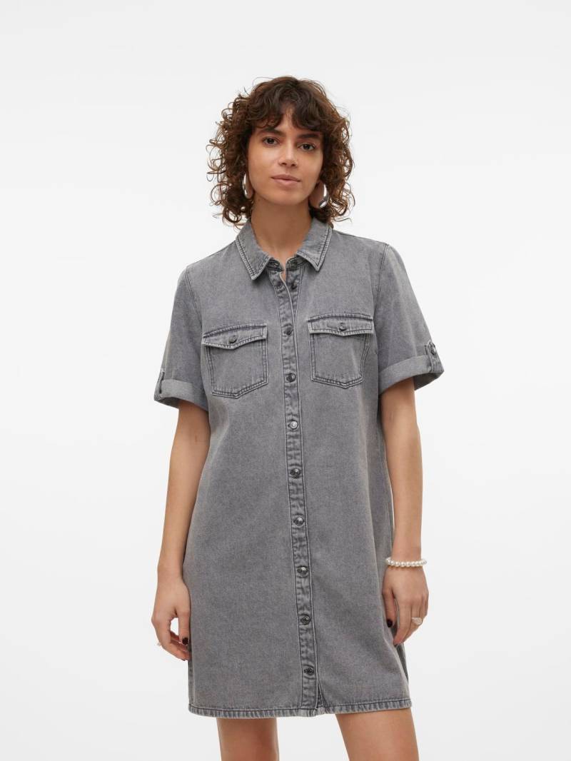 Vero Moda Jeanskleid "VMJENNIE SS SHORT DENIM DRESS NOOS" von Vero Moda