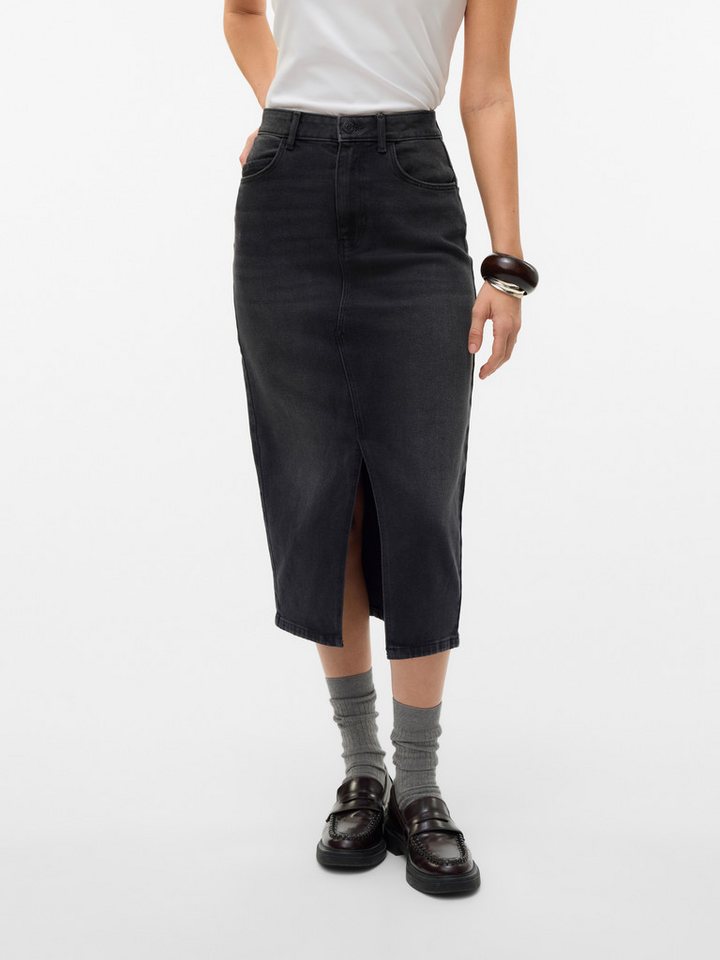 Vero Moda Jeansrock VMNATALIE HR MIDI DNM SKIRT MIX NOOS von Vero Moda