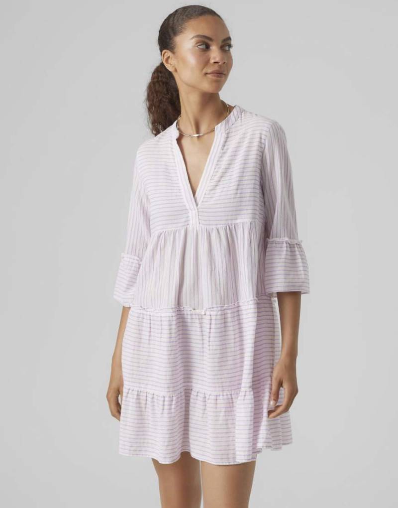 Vero Moda - Kleid in Creme-Weiß von Vero Moda