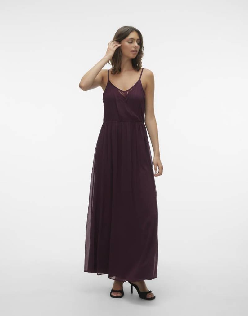 Vero Moda - Kleid in Weinrot von Vero Moda