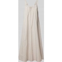 Vero Moda Knielanges Kleid mit Streifenmuster Modell 'GILI' in Beige, Größe M von Vero Moda